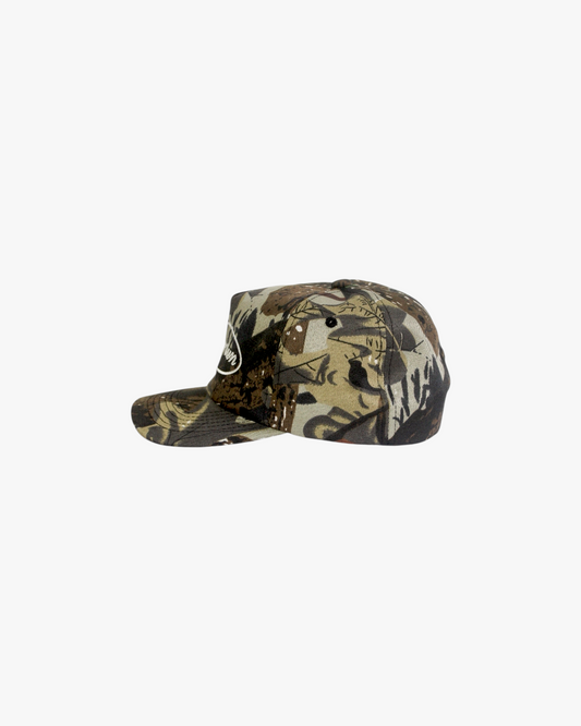 CLASSIC SCRIPT CAMO CAP - FOLIAGE