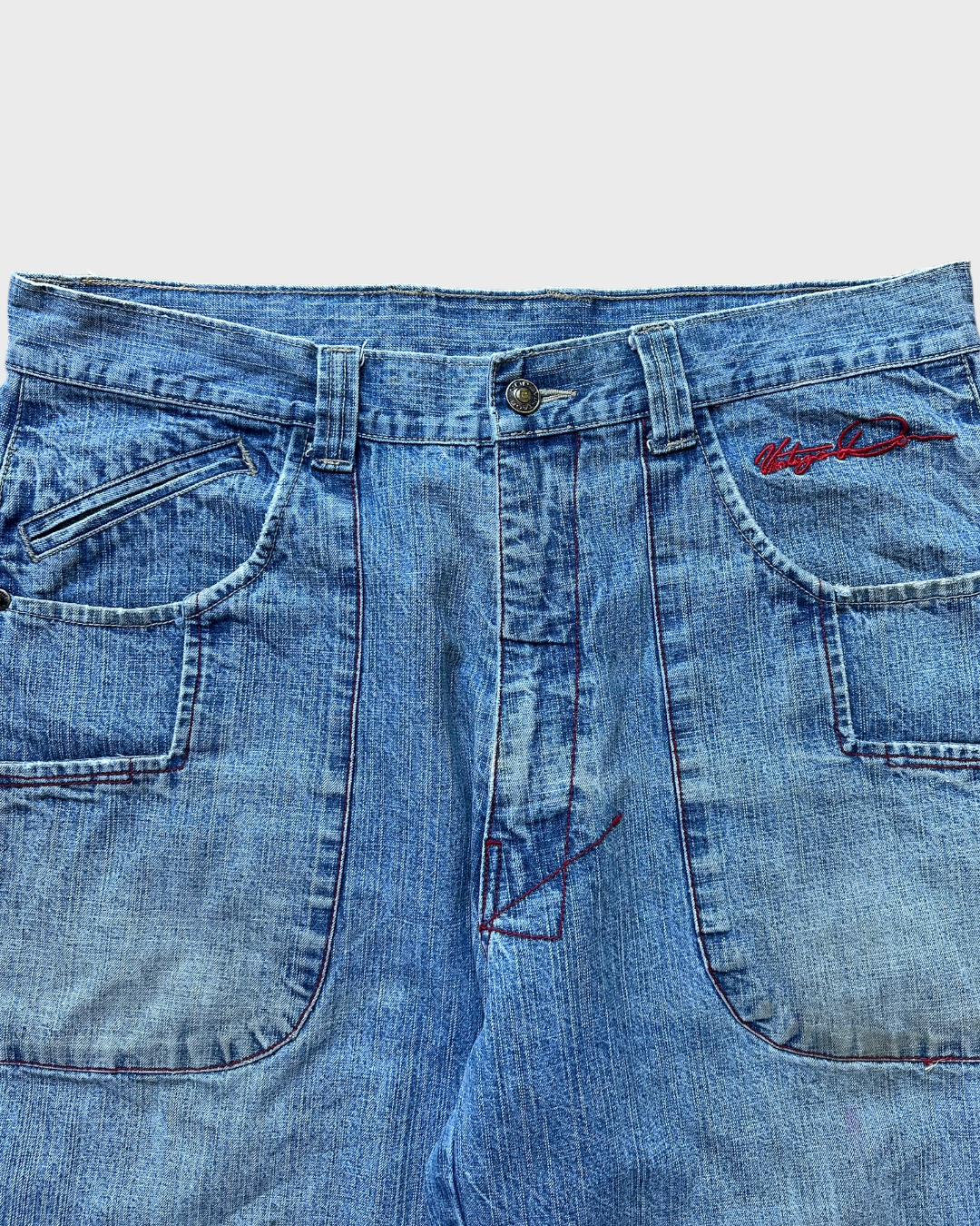 00s vintage don denim carpenter jorts - 34”