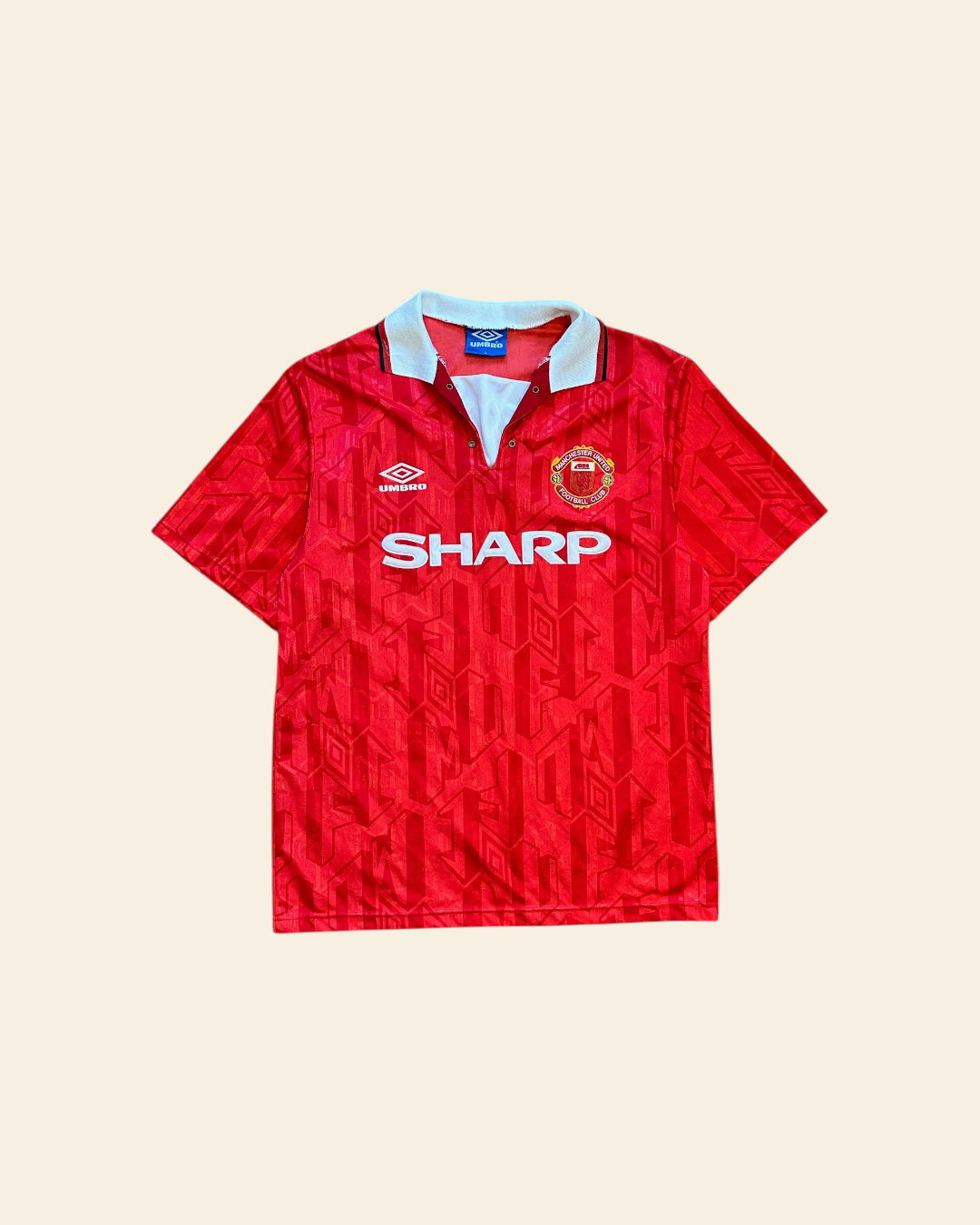 Vintage 90s man utd jersey - L