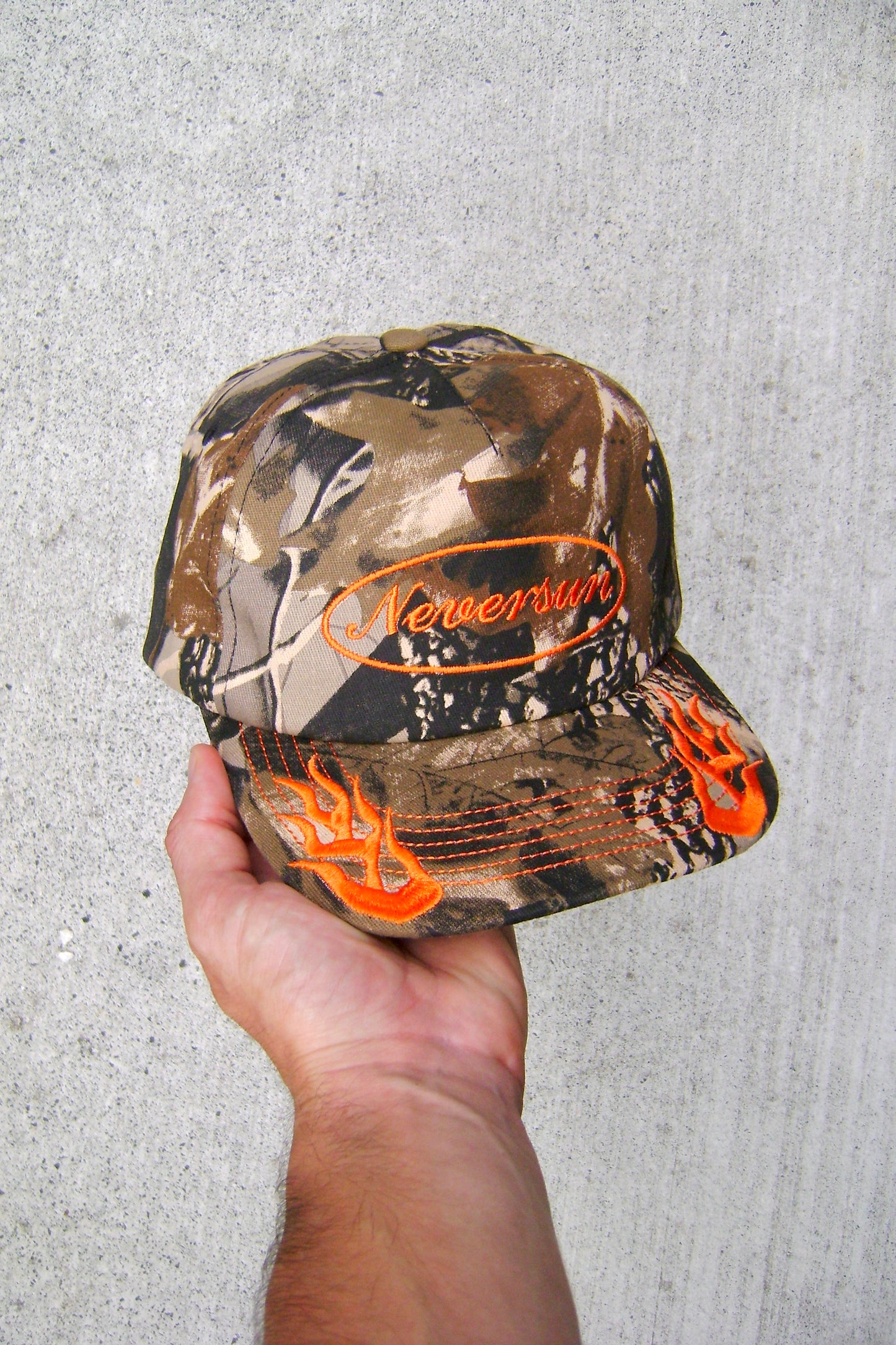 FLAME SCRIPT CAMO - ORANGE