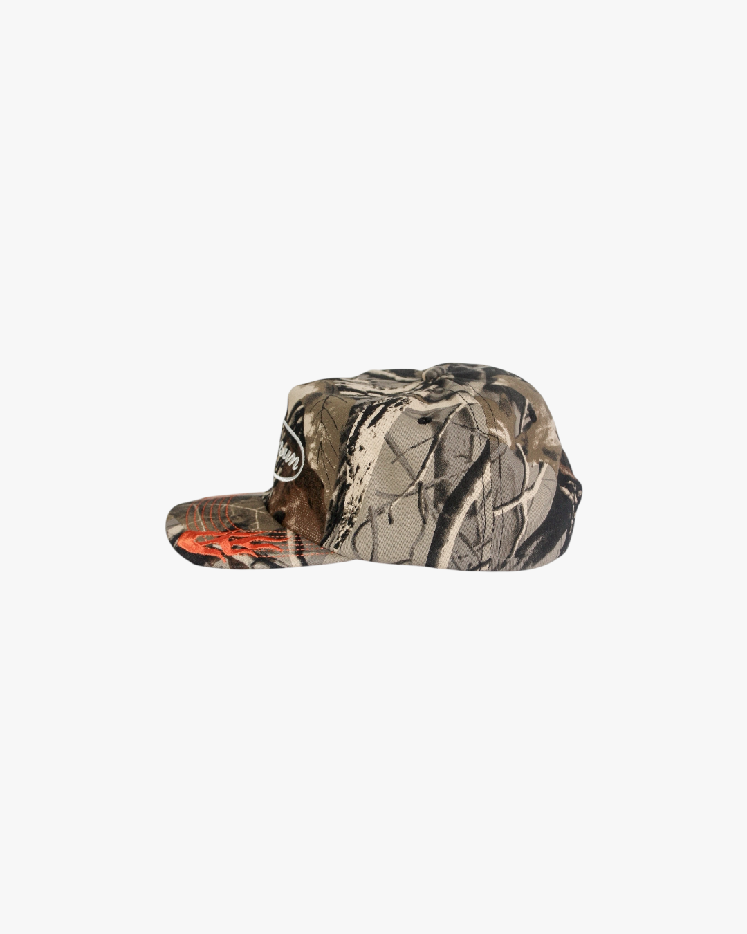 FLAME SCRIPT CAMO HAT