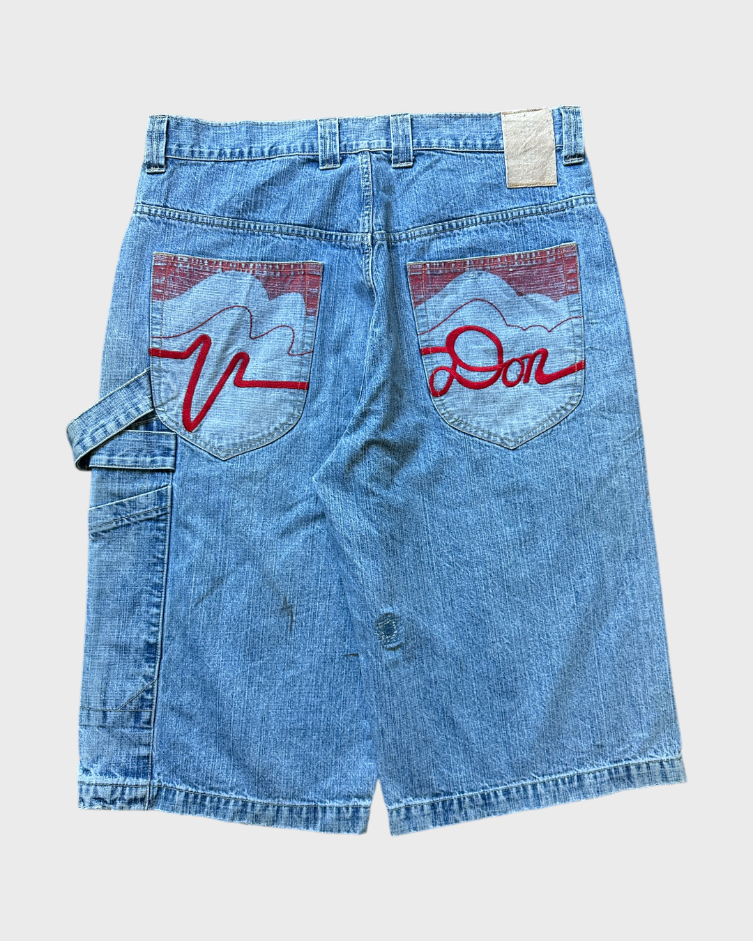00s vintage don denim carpenter jorts - 34”
