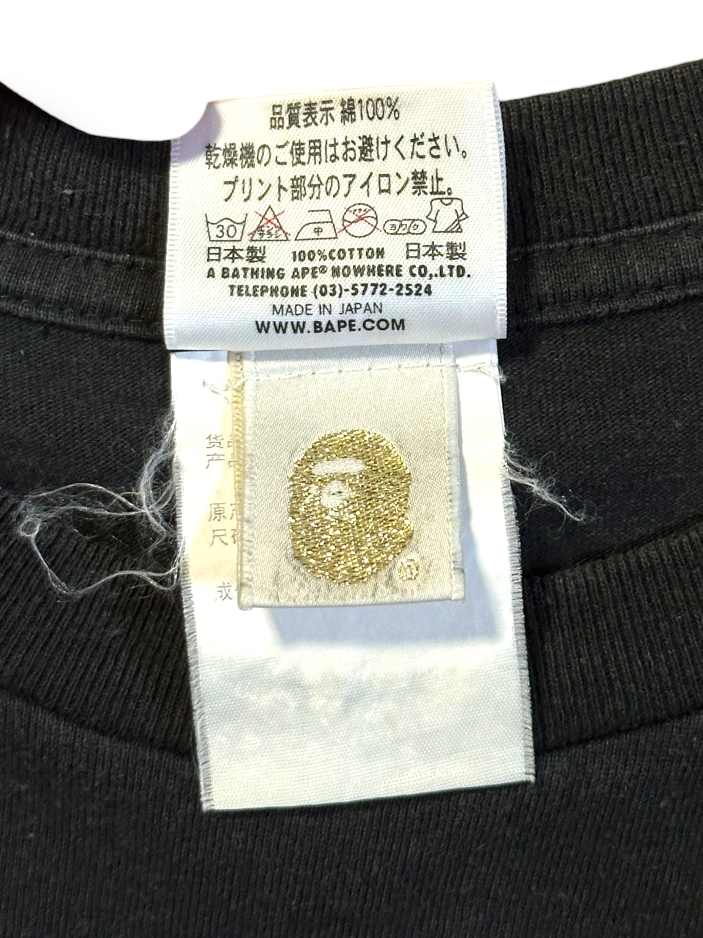BAPE BUSY WORKS TEE - L