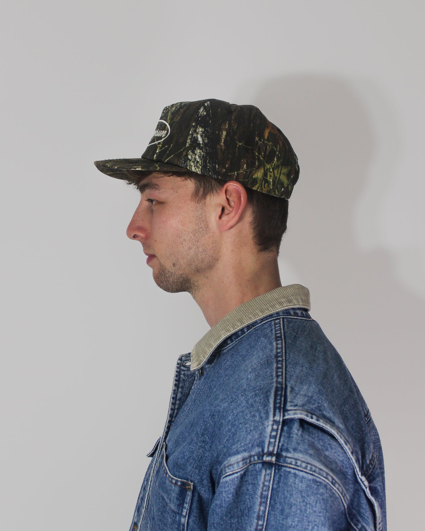 CLASSIC SCRIPT CAMO CAP - BARK