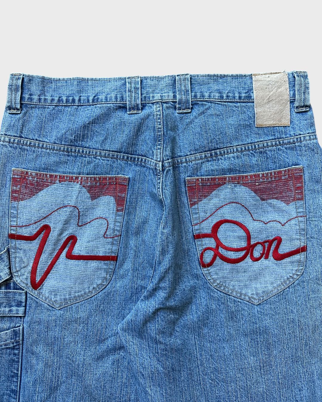 00s vintage don denim carpenter jorts - 34”