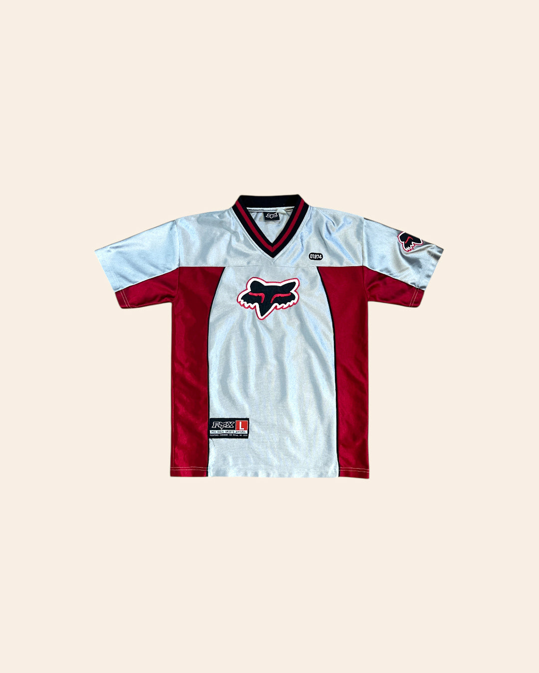 Y2K 00s fox jersey - s