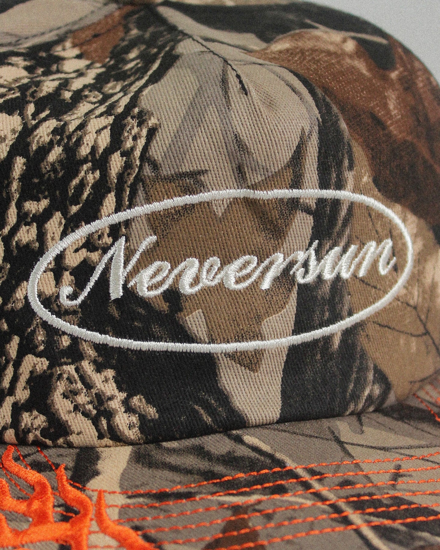 FLAME SCRIPT CAMO HAT
