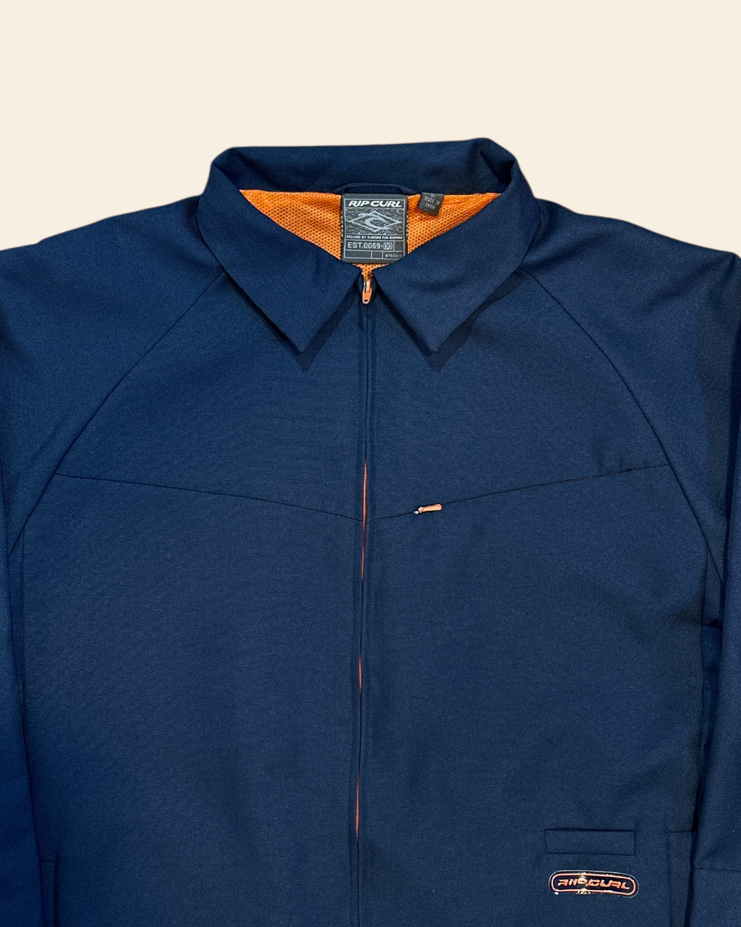VINTAGE 90S rip-curl zip up jacket  - m/l