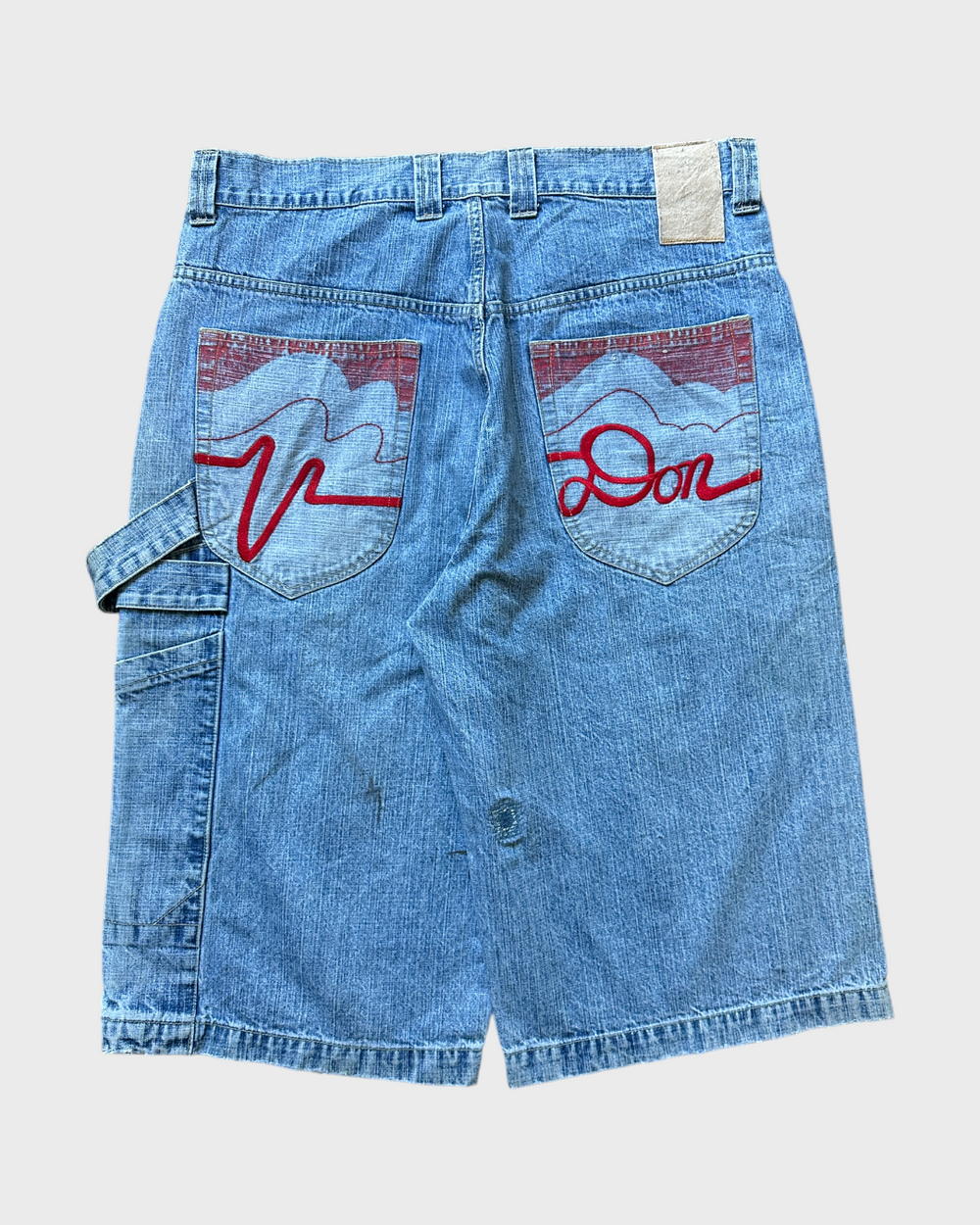 00s vintage don denim carpenter jorts - 34”
