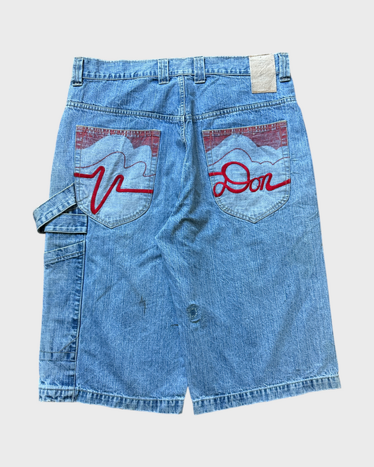 00s vintage don denim carpenter jorts - 34”