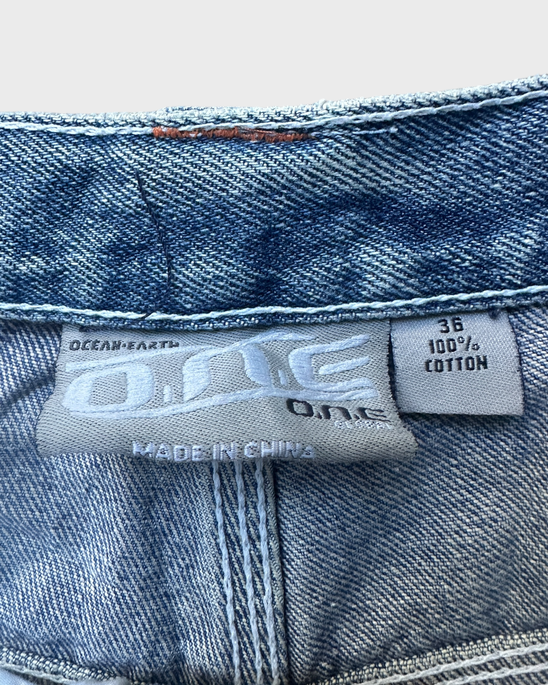 00s ocean earth denim jorts - 36”