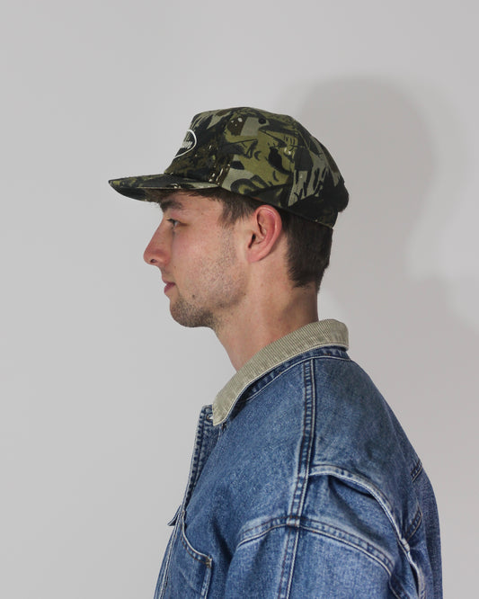 FOLIAGE SCRIPT CAMO CAP