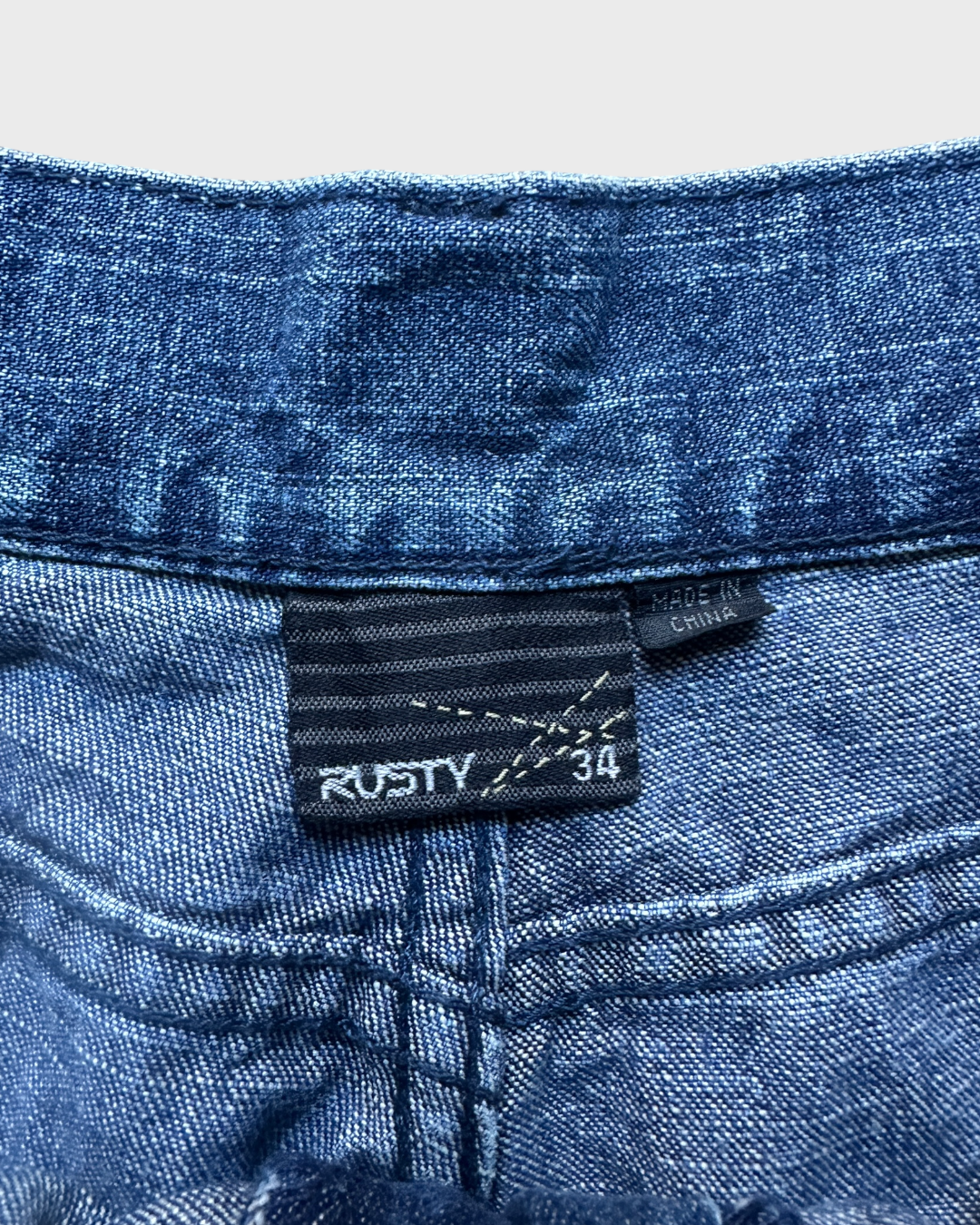 00s rusty denim jorts - 34”