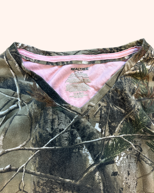 Realtree camo long sleeve tee - S/M
