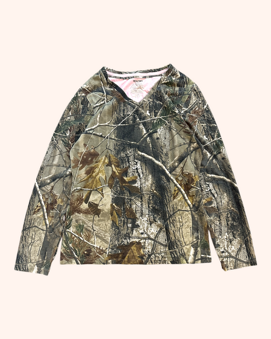 Realtree camo long sleeve tee - S/M